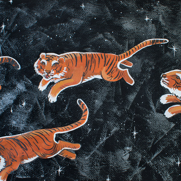 Amanda Kaay • Original Art • Tigers Across the Sky
